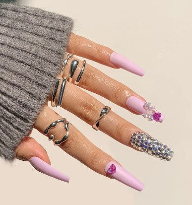 Sparkling Spring Lovers Nails